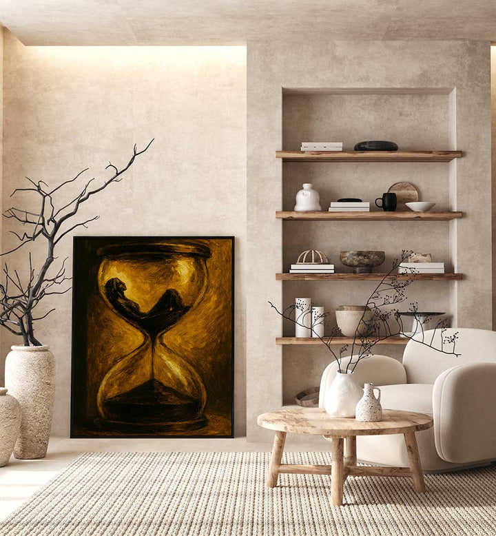 TIME'S LAST GRAIN , EXPRESSIONISM PAINTINGS