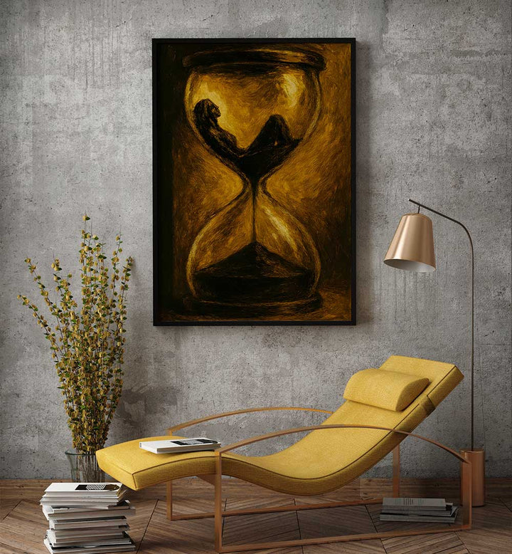 TIME'S LAST GRAIN , EXPRESSIONISM PAINTINGS
