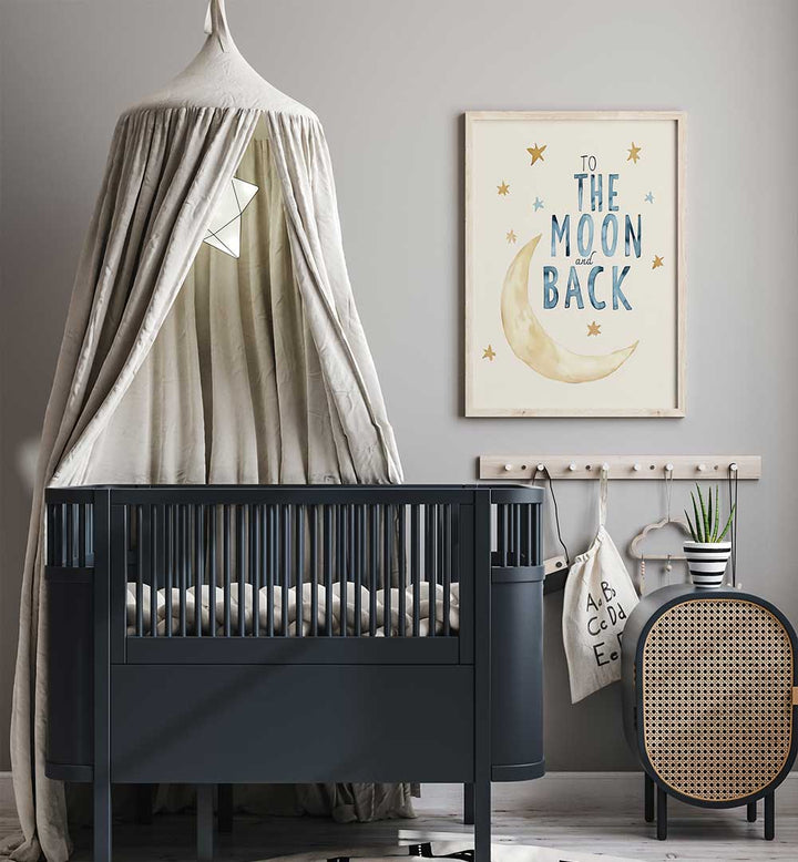 TO THE MOON AND BACK , KIDS ROOM PAINTINGS