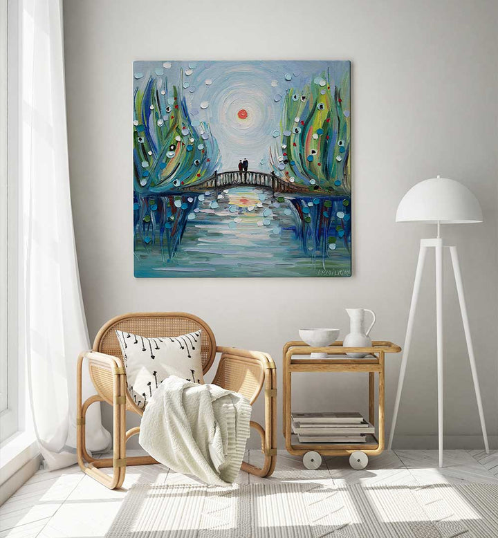 TOGETHER UNDER THE SUN , MODERN IMPRESSIONISM PAINTINGS