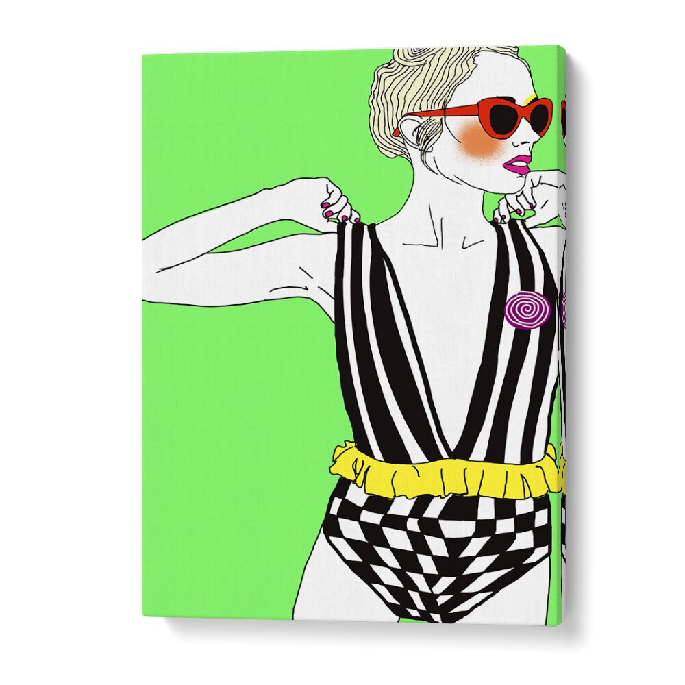 Too Tight And Too Overdressed Pop Artwork in Gallery Wrap