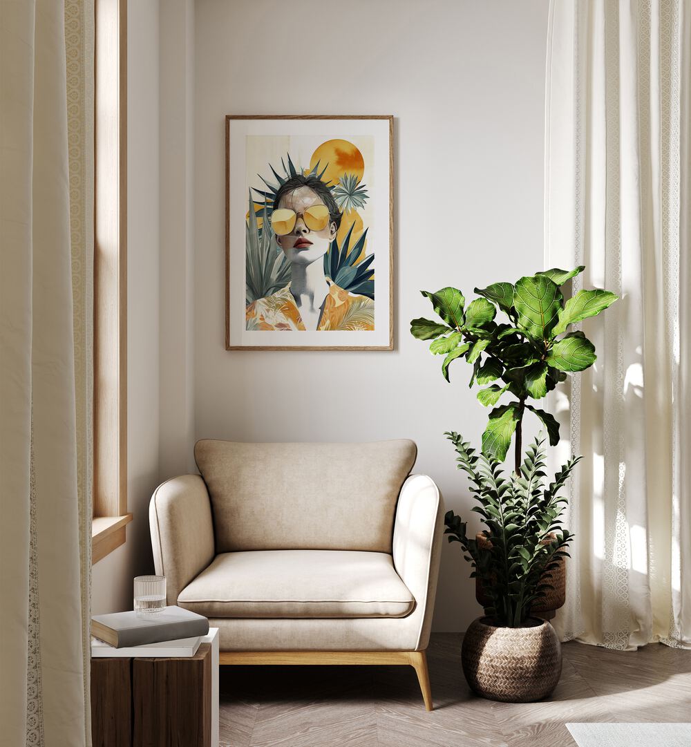 Stunning wall art showcasing "TOO HOT FOR ME II, PORTRAITS," perfect for art enthusiasts and modern decor.
