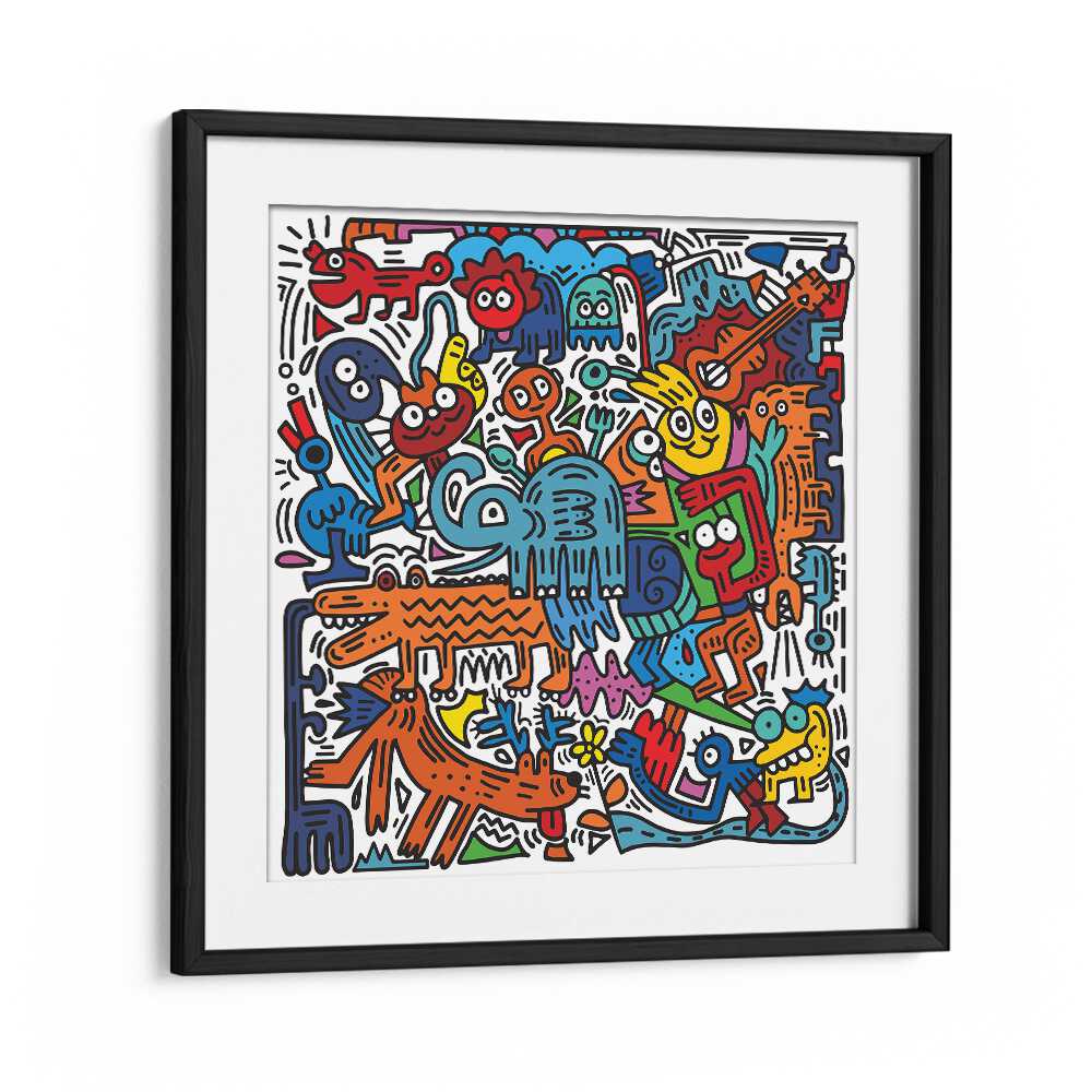 Toony Carnival Comic Wall Art for Vibrant Spaces – Asianmonk