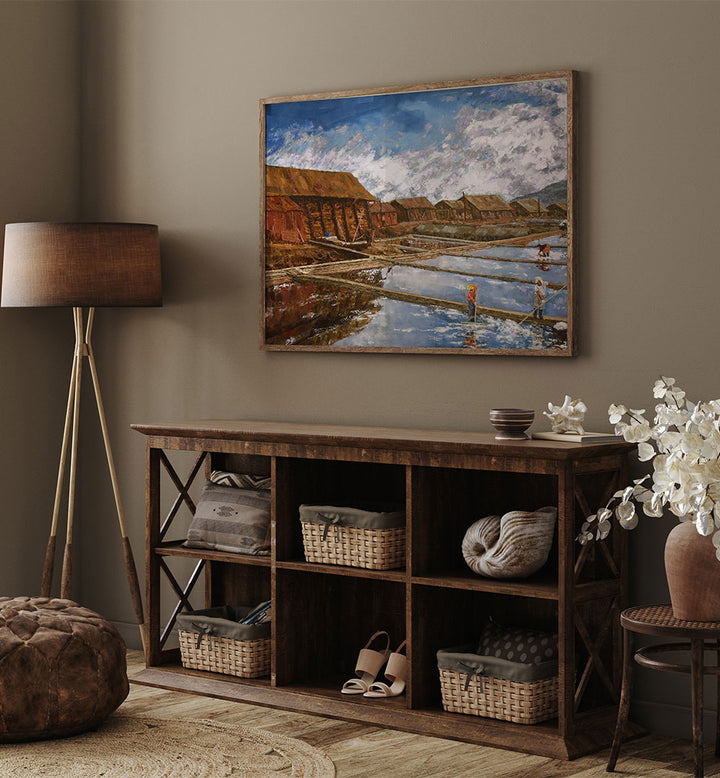 TRADITIONAL SALTWORKS SCENE