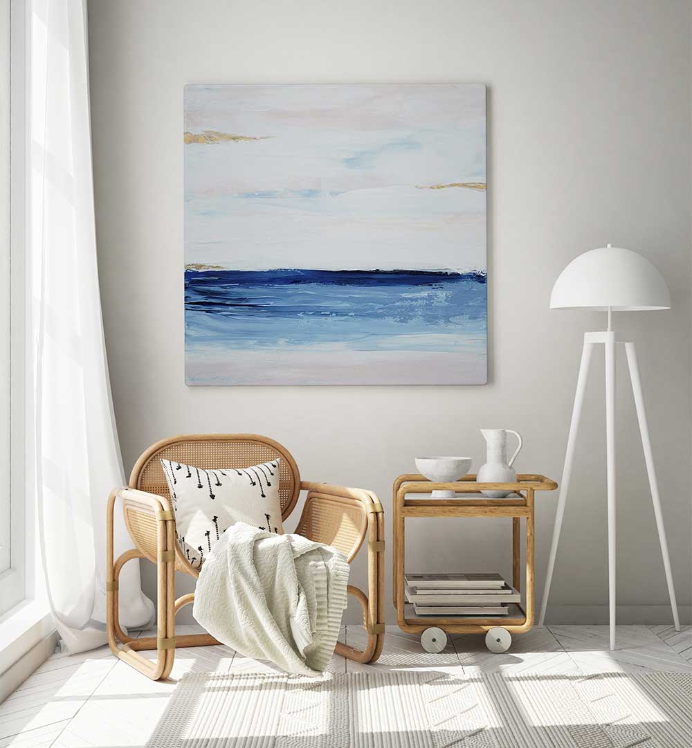 TRANQUIL OCEAN HORIZON , ABSTRACT PAINTINGS