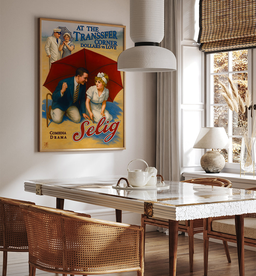 TRANSFER CORNER , VINTAGE PAINTINGS