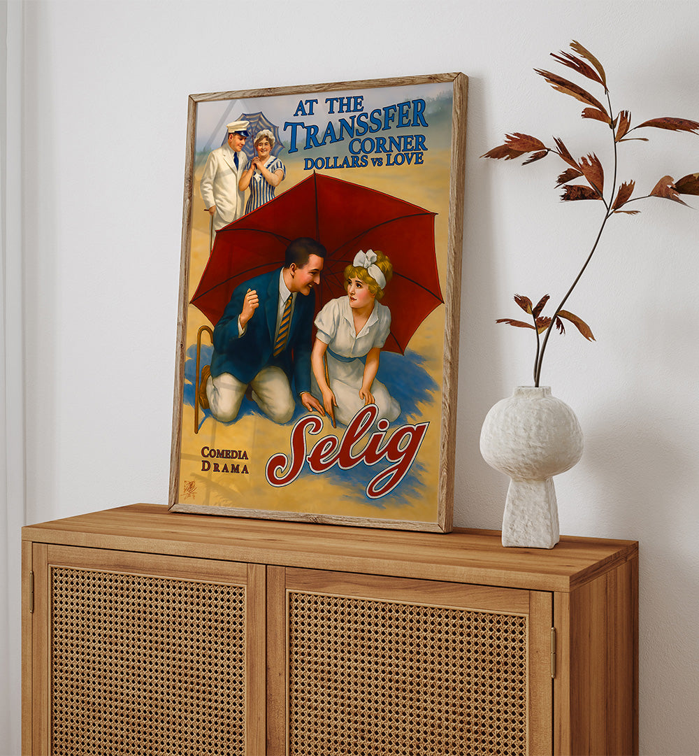 TRANSFER CORNER , VINTAGE PAINTINGS