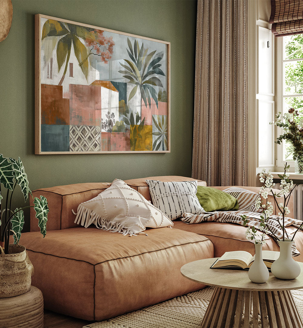 TROPICAL ARCHITECTURE WITH PALMS