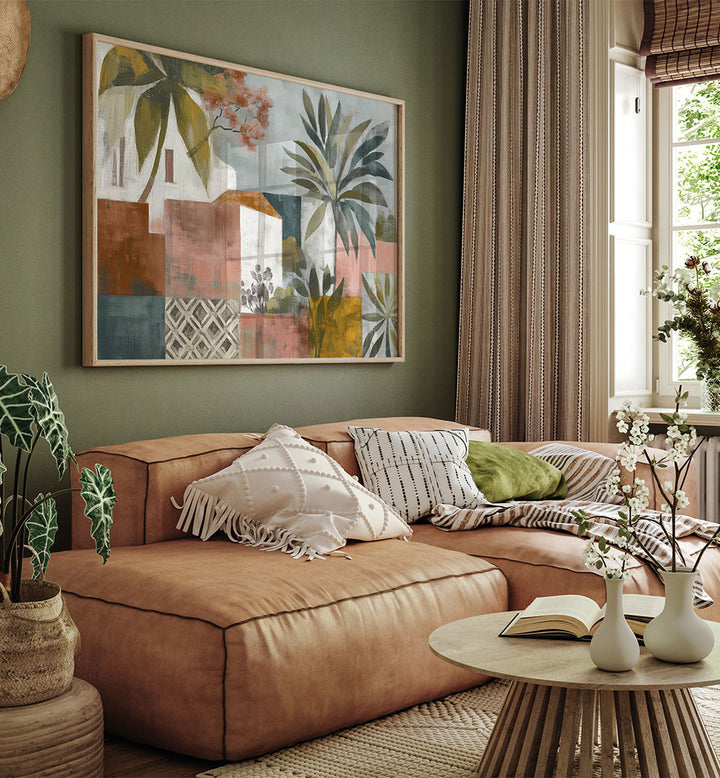 TROPICAL ARCHITECTURE WITH PALMS