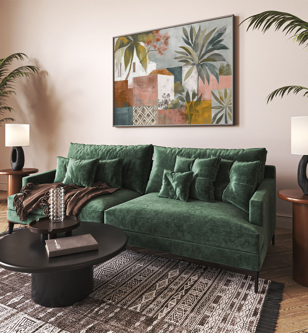 TROPICAL ARCHITECTURE WITH PALMS