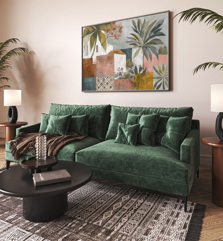 TROPICAL ARCHITECTURE WITH PALMS