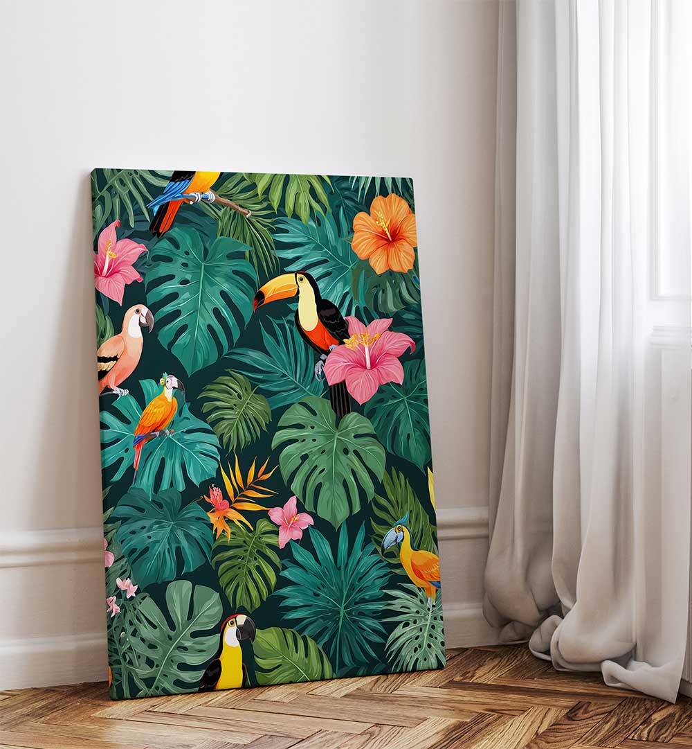 TROPICAL PARADISE , ANIMAL PAINTINGS