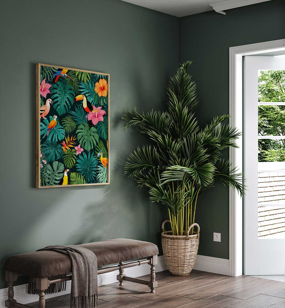 TROPICAL PARADISE , ANIMAL PAINTINGS