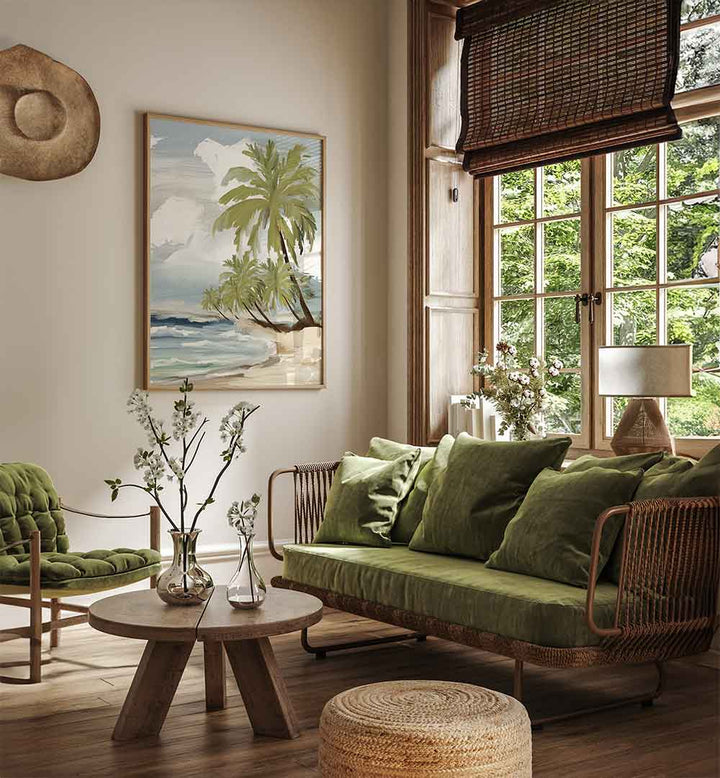 TROPICAL SERENITY , BEACH PAINTINGS