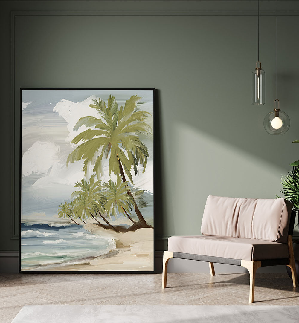 TROPICAL SERENITY , BEACH PAINTINGS