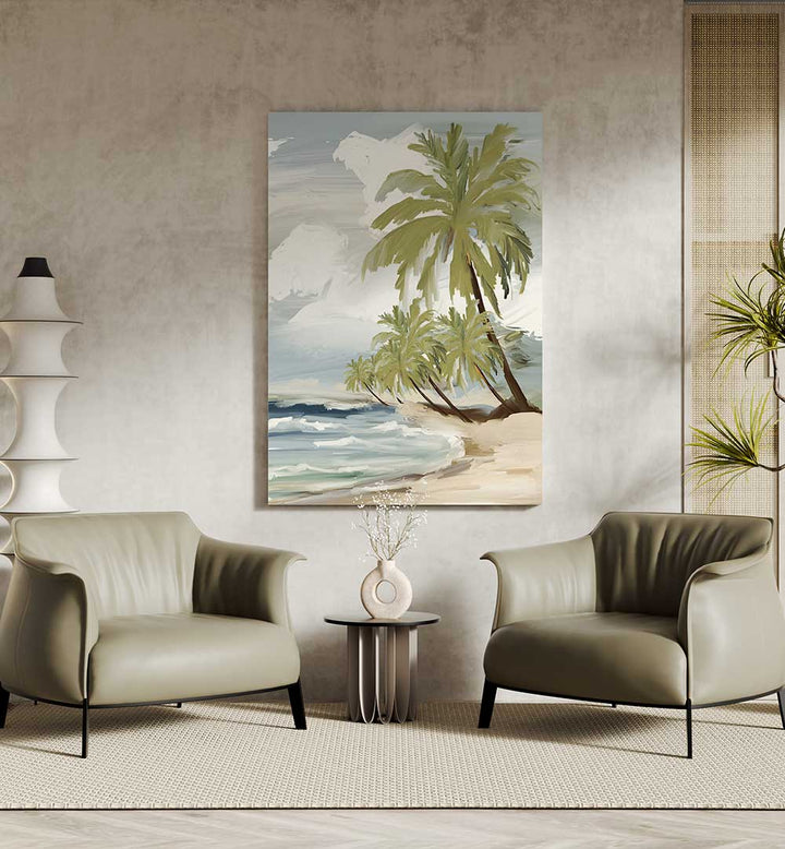 TROPICAL SERENITY , BEACH PAINTINGS