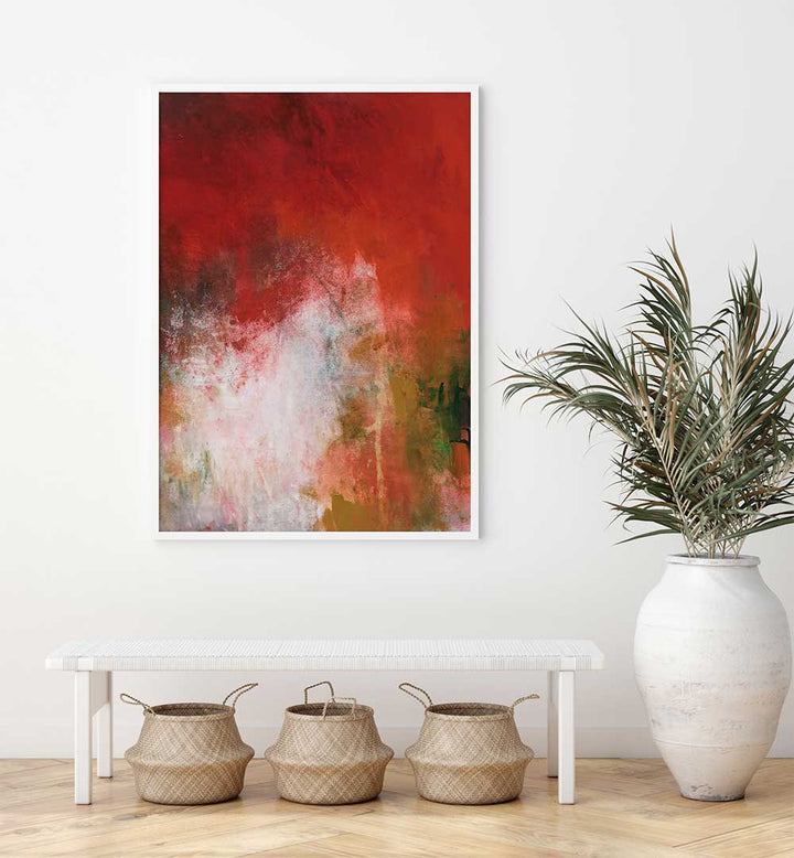 Vibrant TROPICS I, ABSTRACT PAINTINGS adding contemporary flair to your space with stunning colors and dynamic brush strokes.