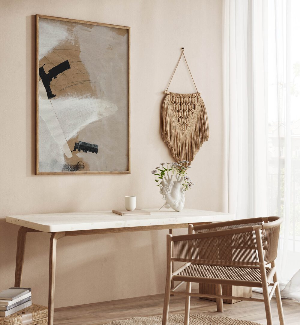 Transform your space with TRUCE, ABSTRACT PAINTINGS, a captivating artwork that enhances your environment beautifully.