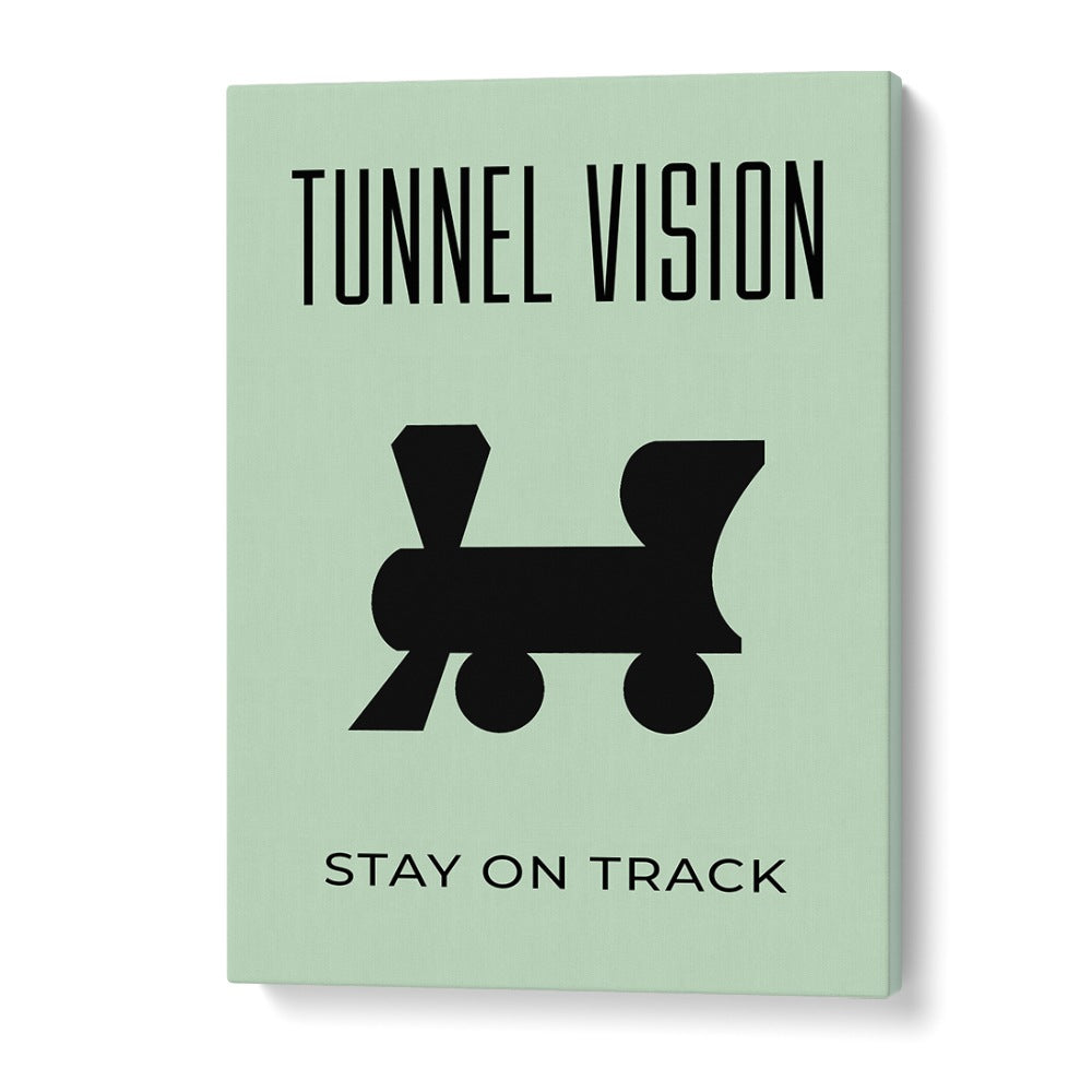 Tunnel Vision Money Art Artwork in Gallery Wrap