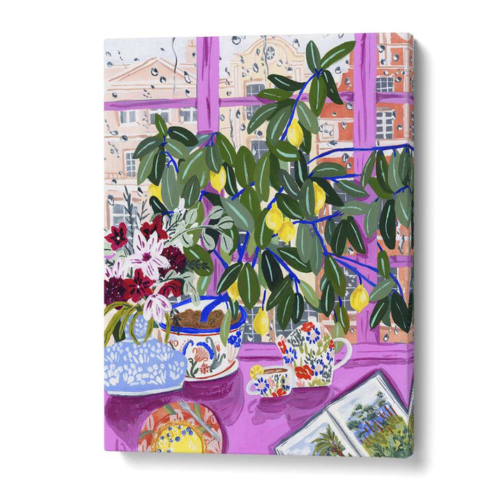 Tea With Marianne By Sarah Gesek Kitchen Art Prints in Gallery Wrap