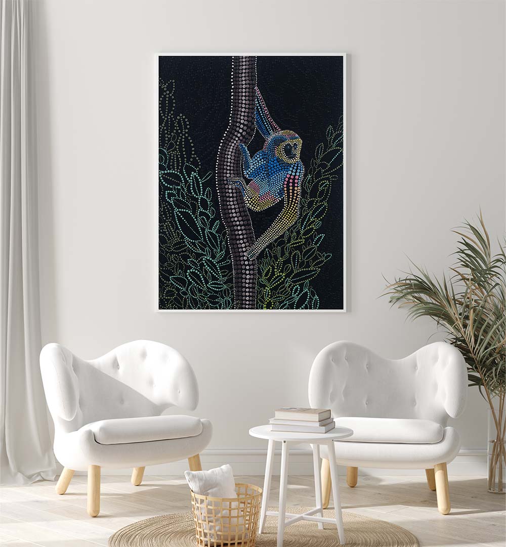 Vibrant Thailand Gibbon Kids Room Paintings, perfect for creating a playful atmosphere in your child's space.