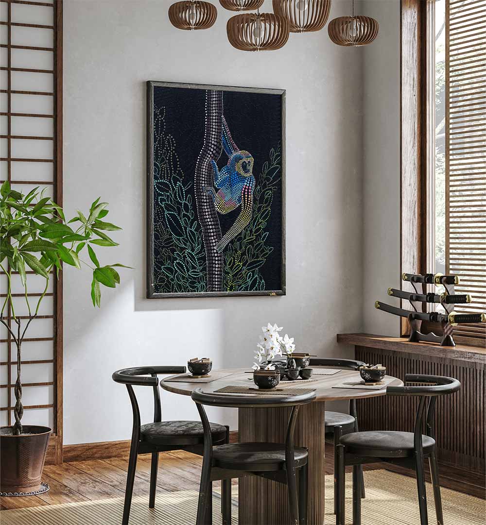 Colorful Thailand Gibbon Kids Room Paintings brighten up a child's space with nature-inspired art and vibrant designs.