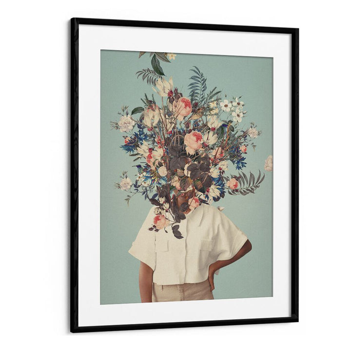 Thank God Its Spring By Frank Moth Surreal Art Prints Surrealism in Black Frame With Mount