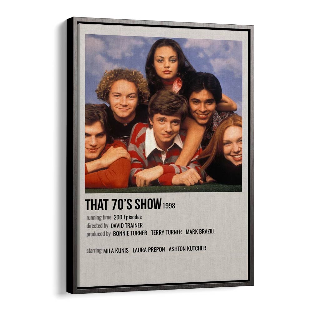 That 70s Show 1998 Movie Posters in Black Floater Frame