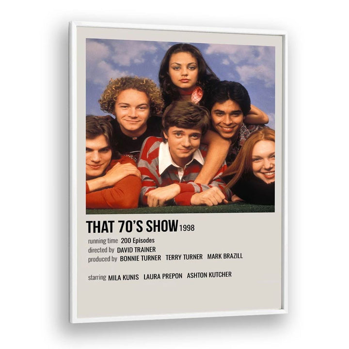 That 70s Show 1998 Movie Posters in White Plain Frame