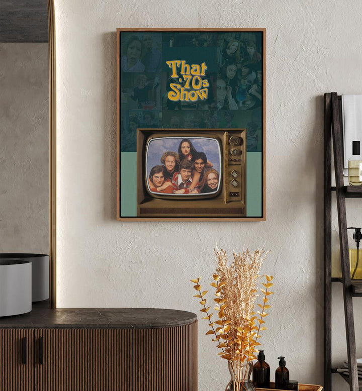 That 70s Show by Grishma Korjani Movie Posters Artwork I Placed on a wall In A Living Room