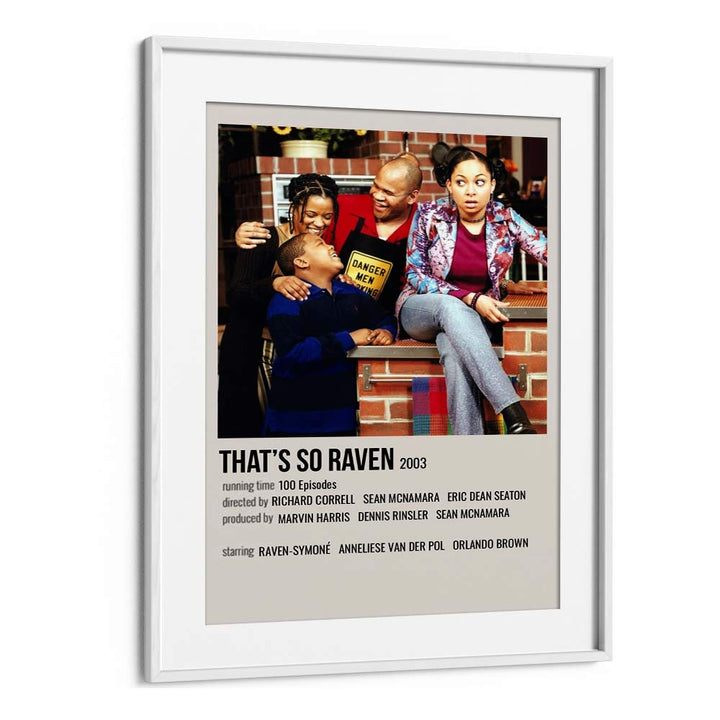 Thats So Raven 2003 Movie Posters in White Frame With Mount