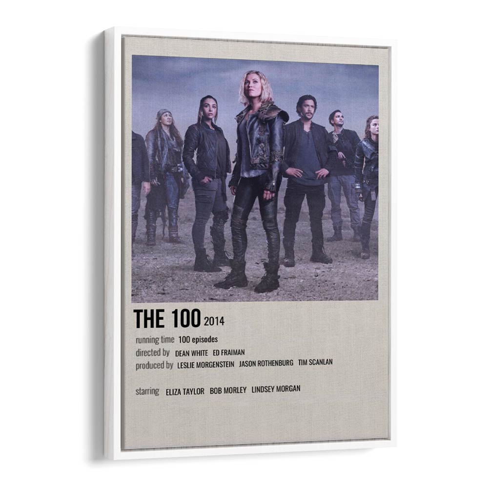 The 100 2014 I Movie Posters in White Floater Frame