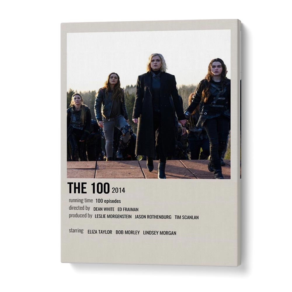 The 100 2014 iii Movie Posters in Gallery Wrap