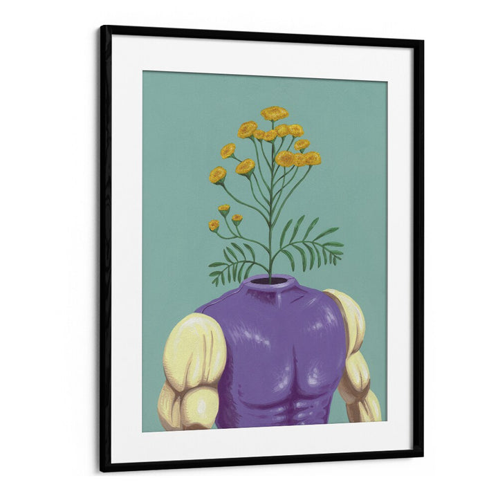 The Abominature by Famous When Dead Pop Art Paintings Pop Art Prints in Black Frame With Mount