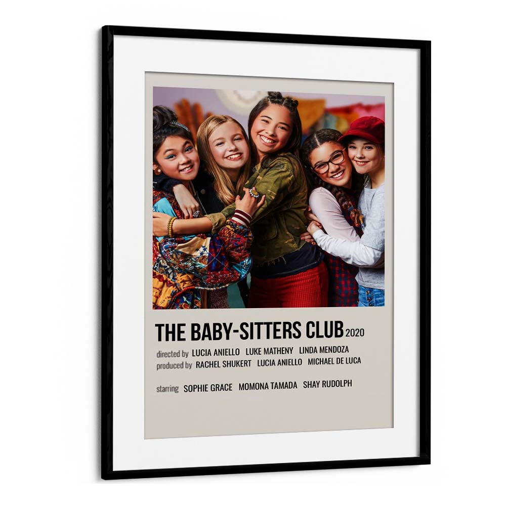 The Baby-sitters Club 2020 Movie Posters in Black Frame With Mount