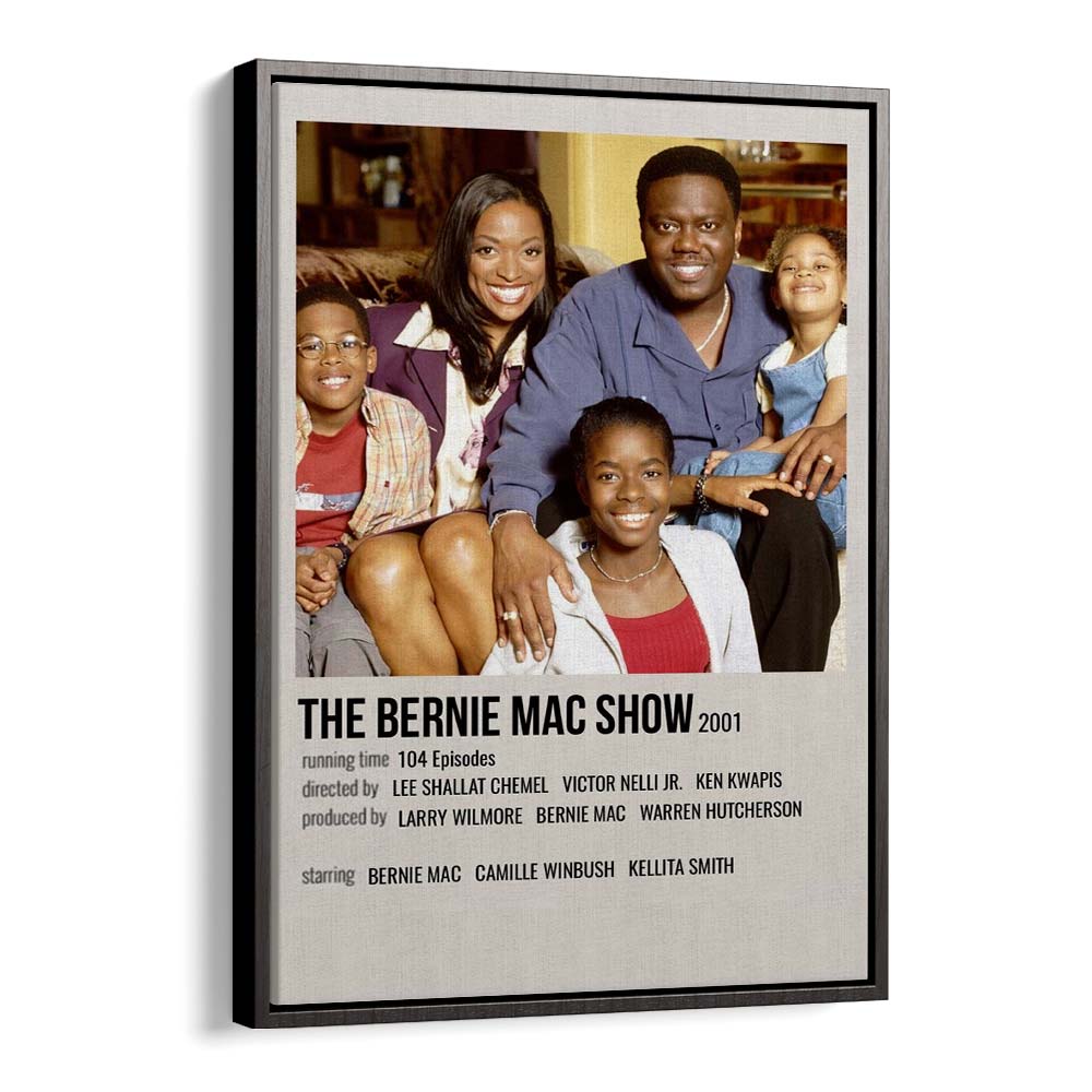 The Bernie Mac Show 2001 Movie Posters in Black Floater Frame