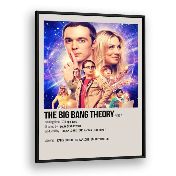 The Big Bang Theory 2007 I Movie Posters in Black Plain Frame