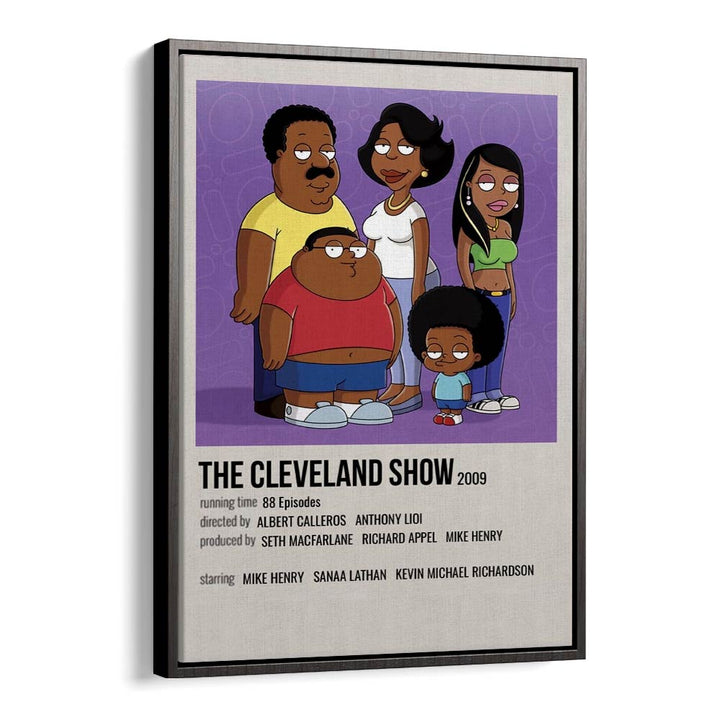 The Cleveland Show 2009 I Movie Posters in Black Floater Frame