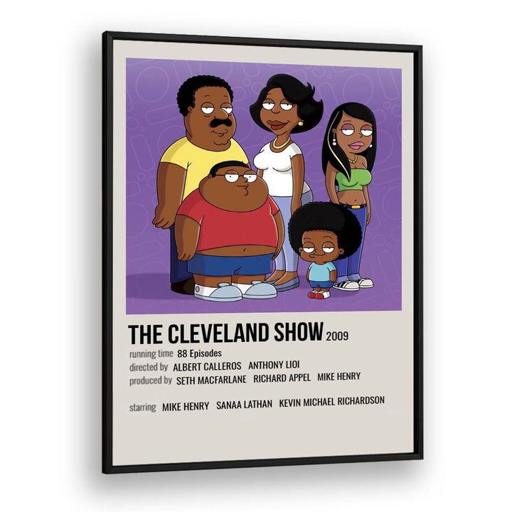 The Cleveland Show 2009 I Movie Posters in Black Plain Frame