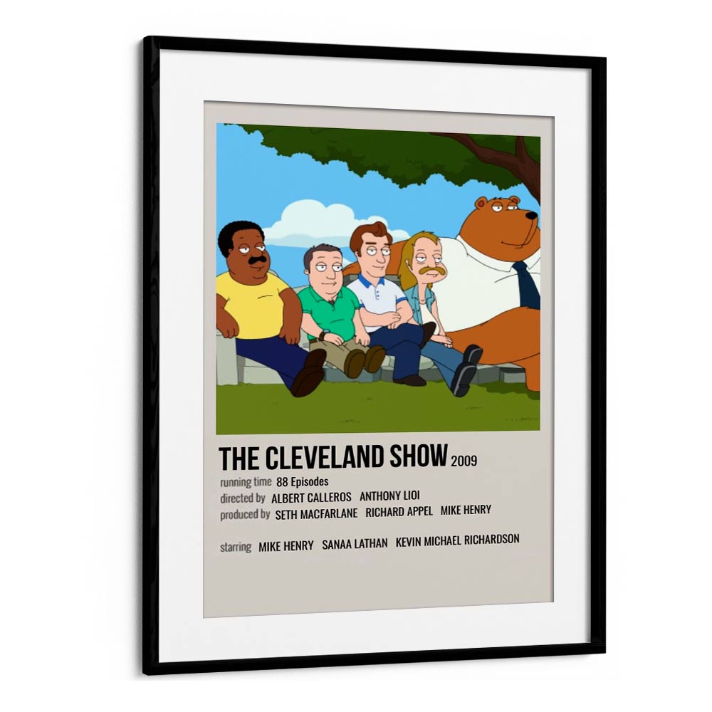 The Cleveland Show 2009 ii Movie Posters in Black Frame With Mount