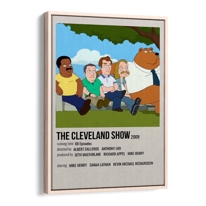 The Cleveland Show 2009 ii Movie Posters in Oak Wood Floater Frame