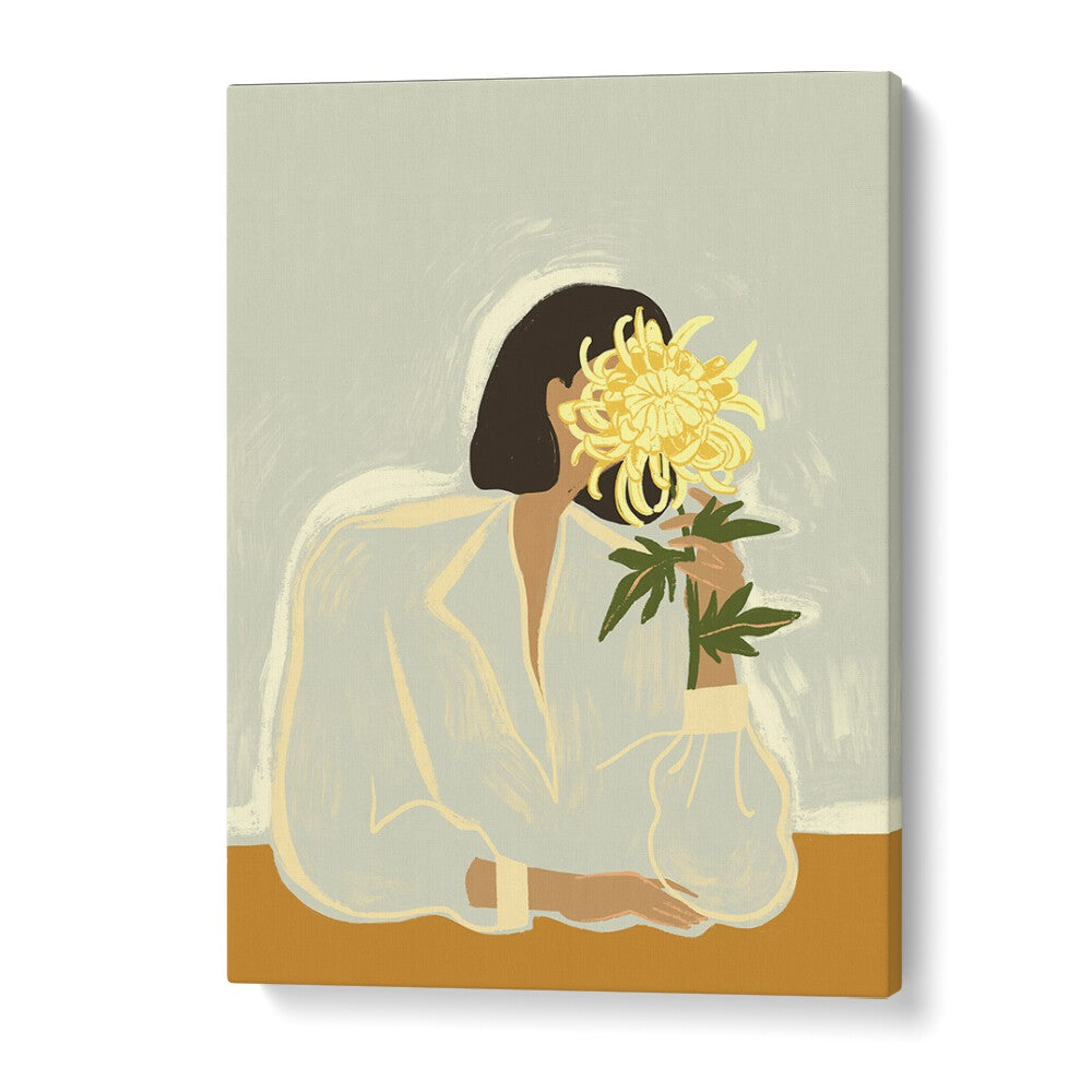 The Crysanthemum By Arty Guava Wall Art Prints in Gallery Wrap