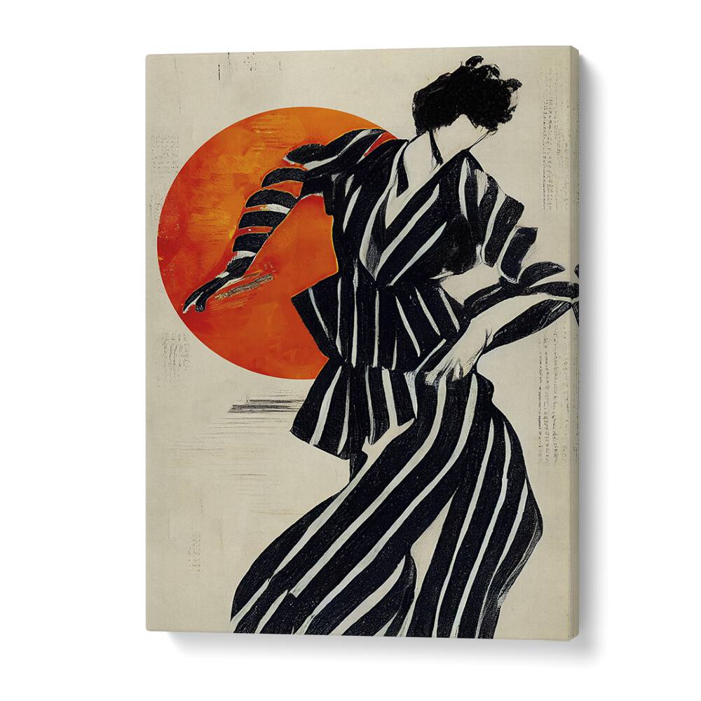 The Dancer by Treechild Women Illustration Paintings in Gallery Wrap