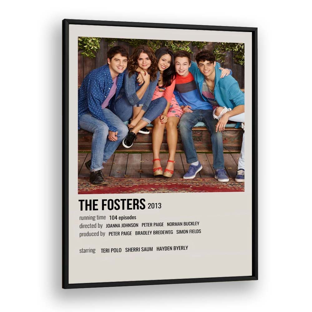 The Fosters 2013 Movie Posters in Black Plain Frame