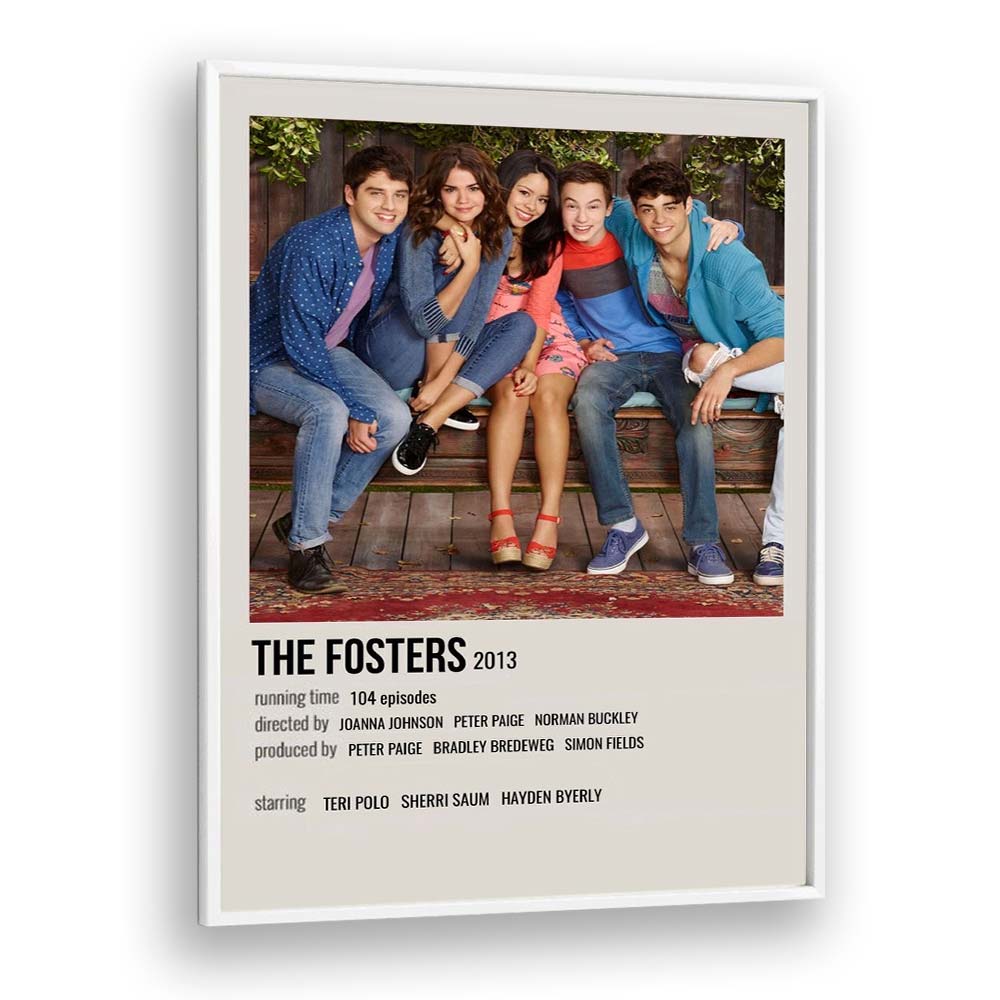 The Fosters 2013 Movie Posters in White Plain Frame