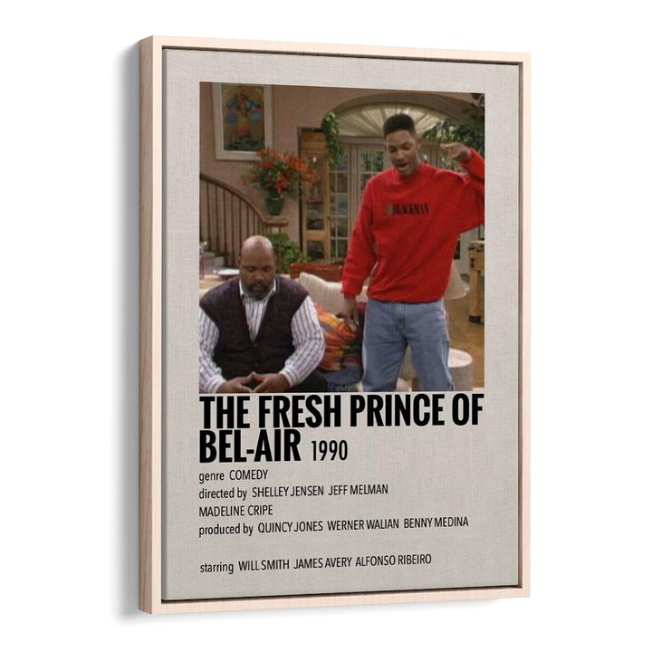 The Fresh Prince Of Bel-air 1990 Movie Posters in Oak Wood Floater Frame