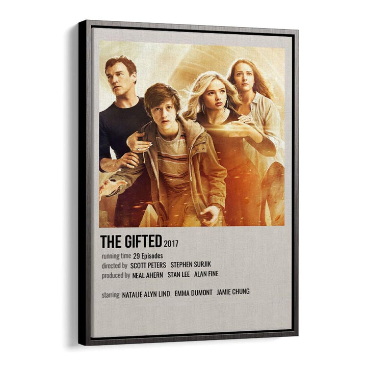 The Gifted 2017 Movie Posters in Black Floater Frame