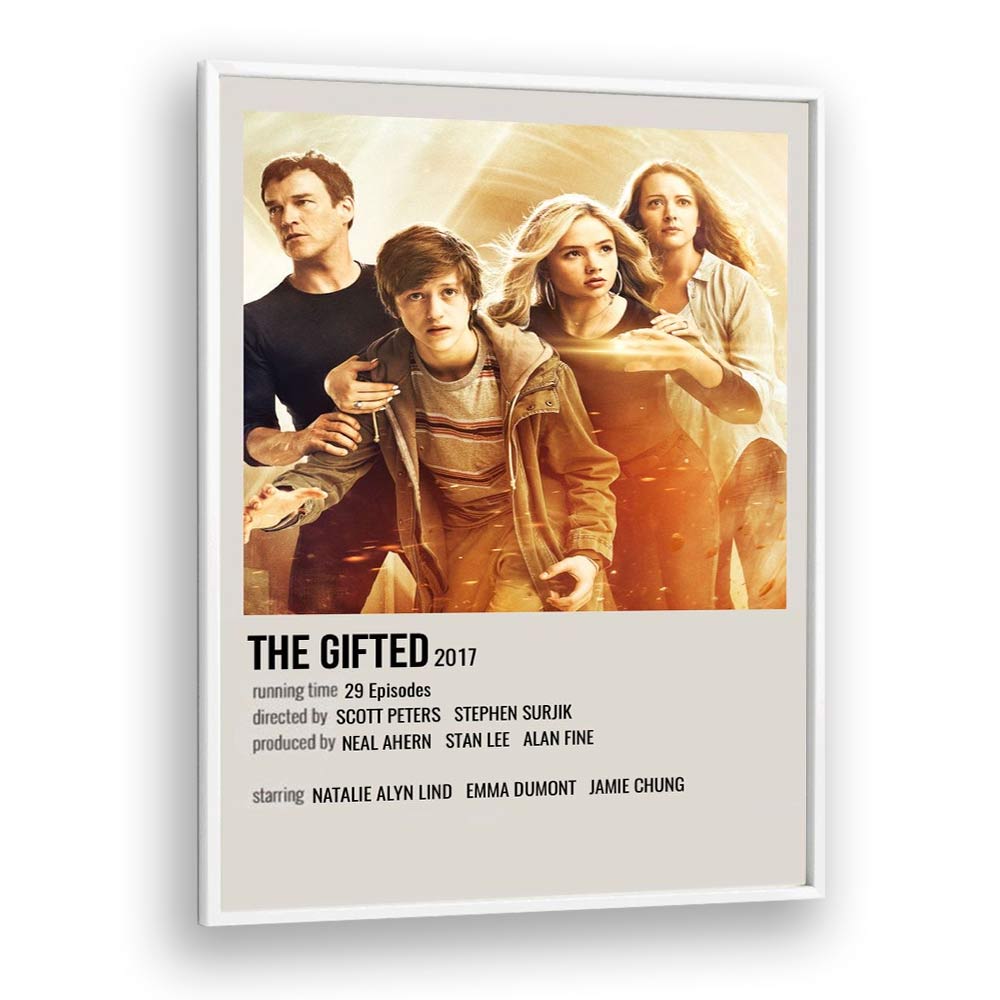 The Gifted 2017 Movie Posters in White Plain Frame