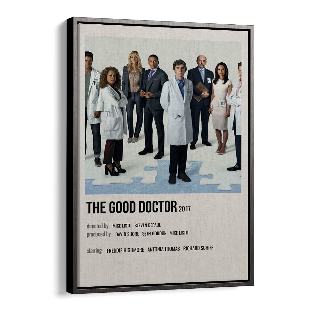 The Good Doctor 2017 Movie Posters in Black Floater Frame