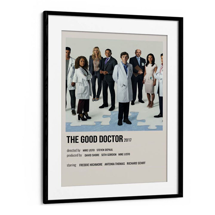 The Good Doctor 2017 Movie Posters in Black Frame With Mount